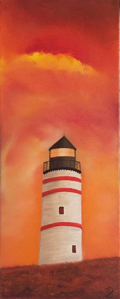 Le phare, 20x60cm